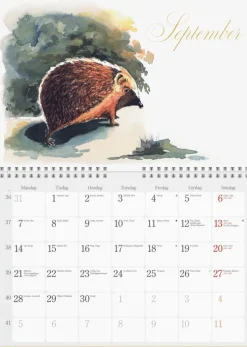 Väggkalender 2026 Naturalmanacka