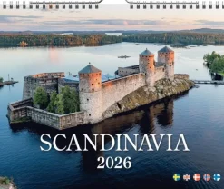 Väggkalender 2026 Scandinavia