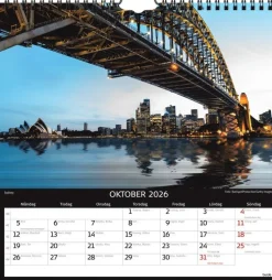 Väggkalender 2026 Skylines