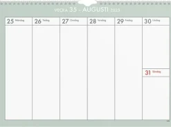 Väggkalender 2025-2026 Veckoplan