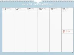 Väggkalender 2025-2026 Veckoplan