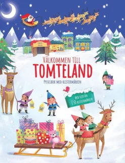 Välkommen till tomteland : pysselbok med klistermärken